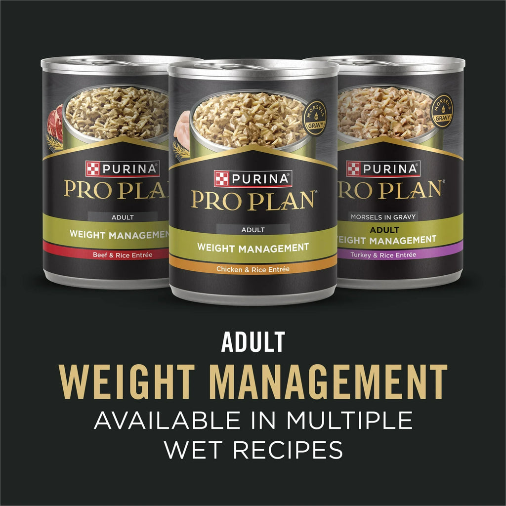 Purina Pro Plan Large Breed Weight Management Dog Food Dry, Chicken and Rice Formula, 34 lb Bag