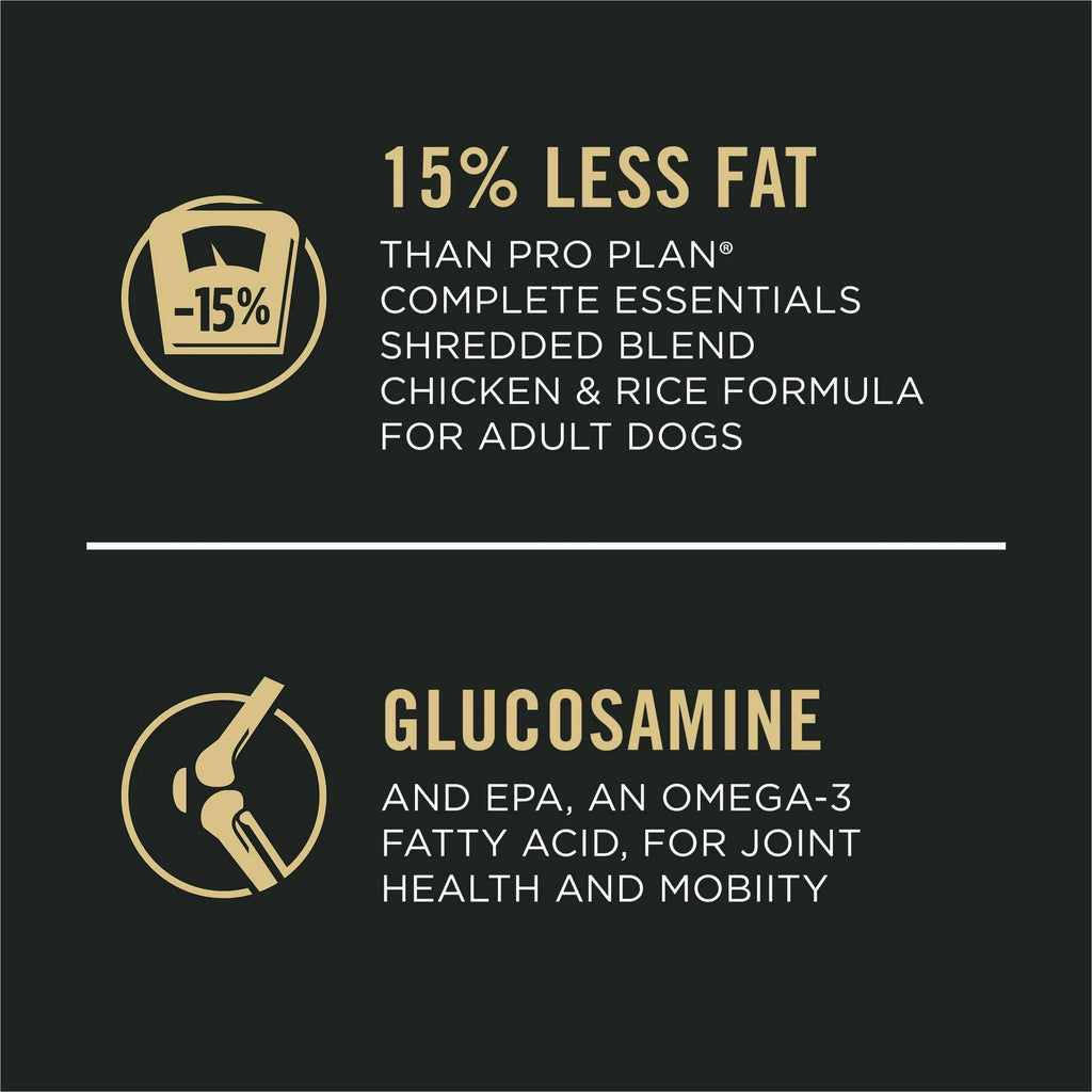 Purina Pro Plan Large Breed Weight Management Dog Food Dry, Chicken and Rice Formula, 34 lb Bag