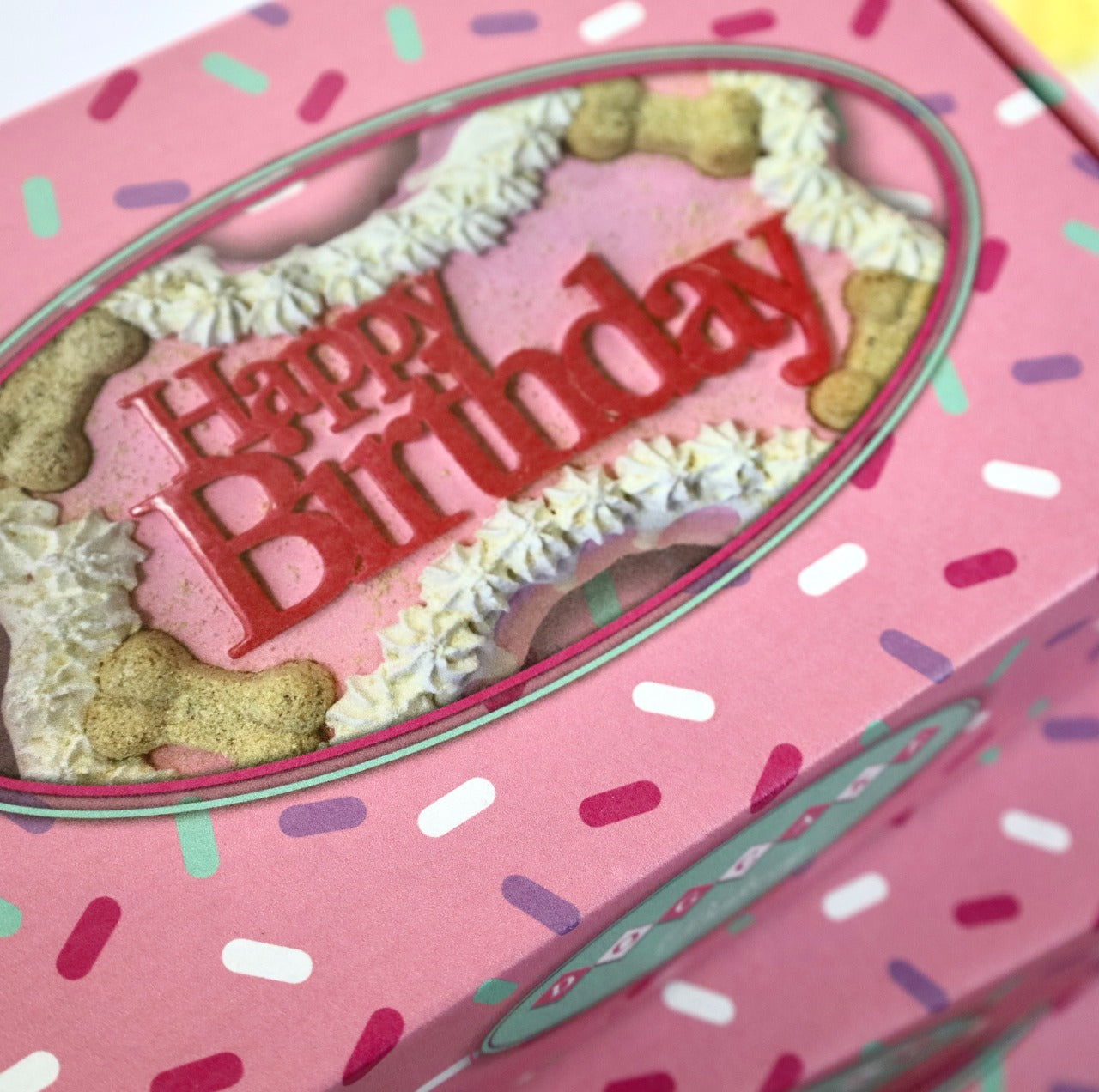 Dog Birthday Cakes | Dog Cake | Dog Birthday Cake | Dog Bone Cake | Dog Bakery | Tan | 9 inch Drip | Peanut Butter Flavo