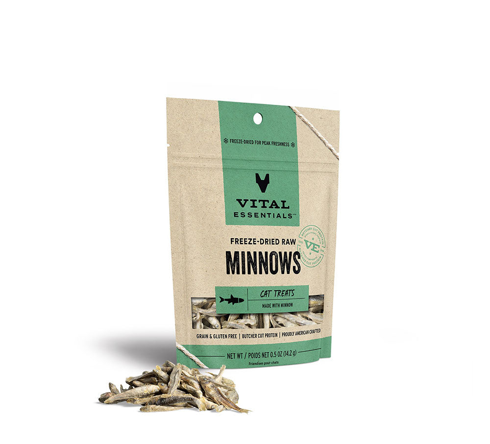 Vital Essentials® Freeze-Dried Minnows Cat Treats, 0.5 oz