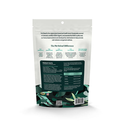 Pet Releaf Stress Releaf Peanut Butter Carob CBD Edibites for Small Dogs