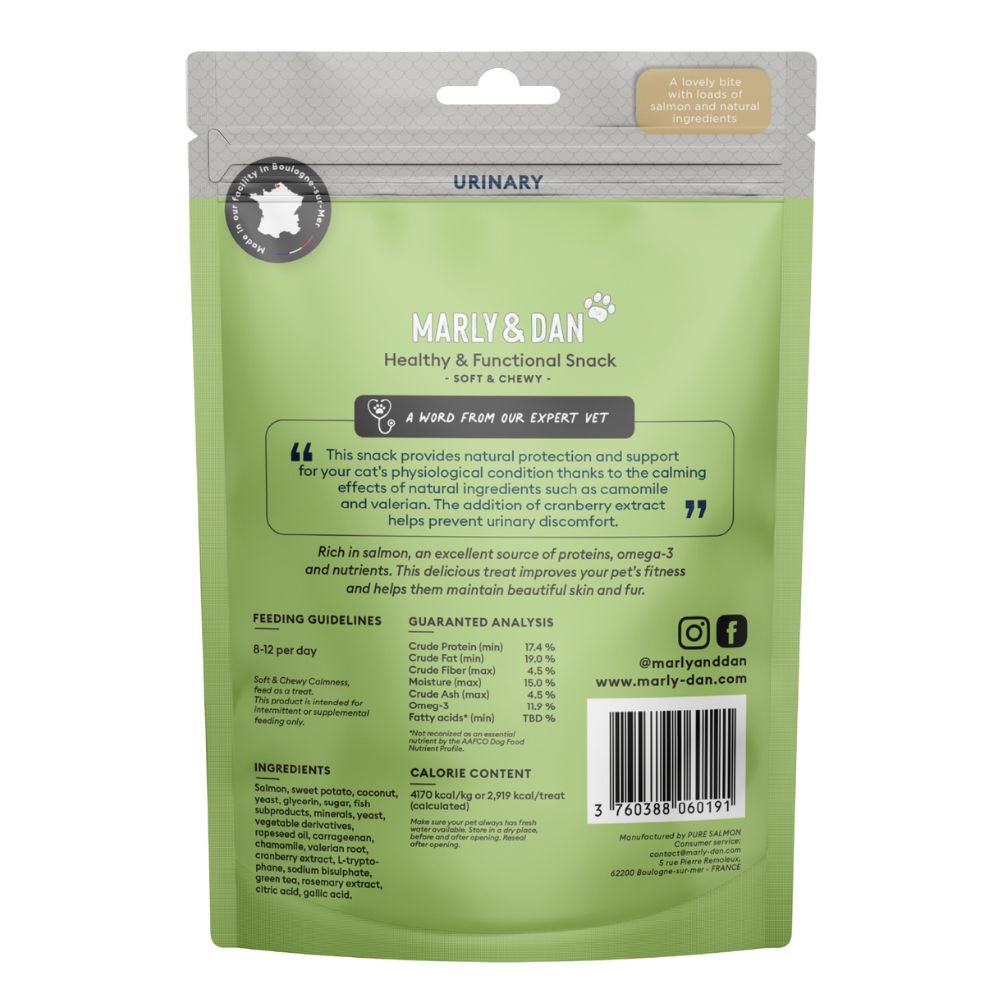 Marly & Dan Urinary Health Recipe - Salmon Treats for Cat