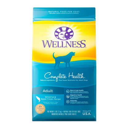 Wellness Dog Whitefish Sweet Potato 5Lb Adult Complete Health
