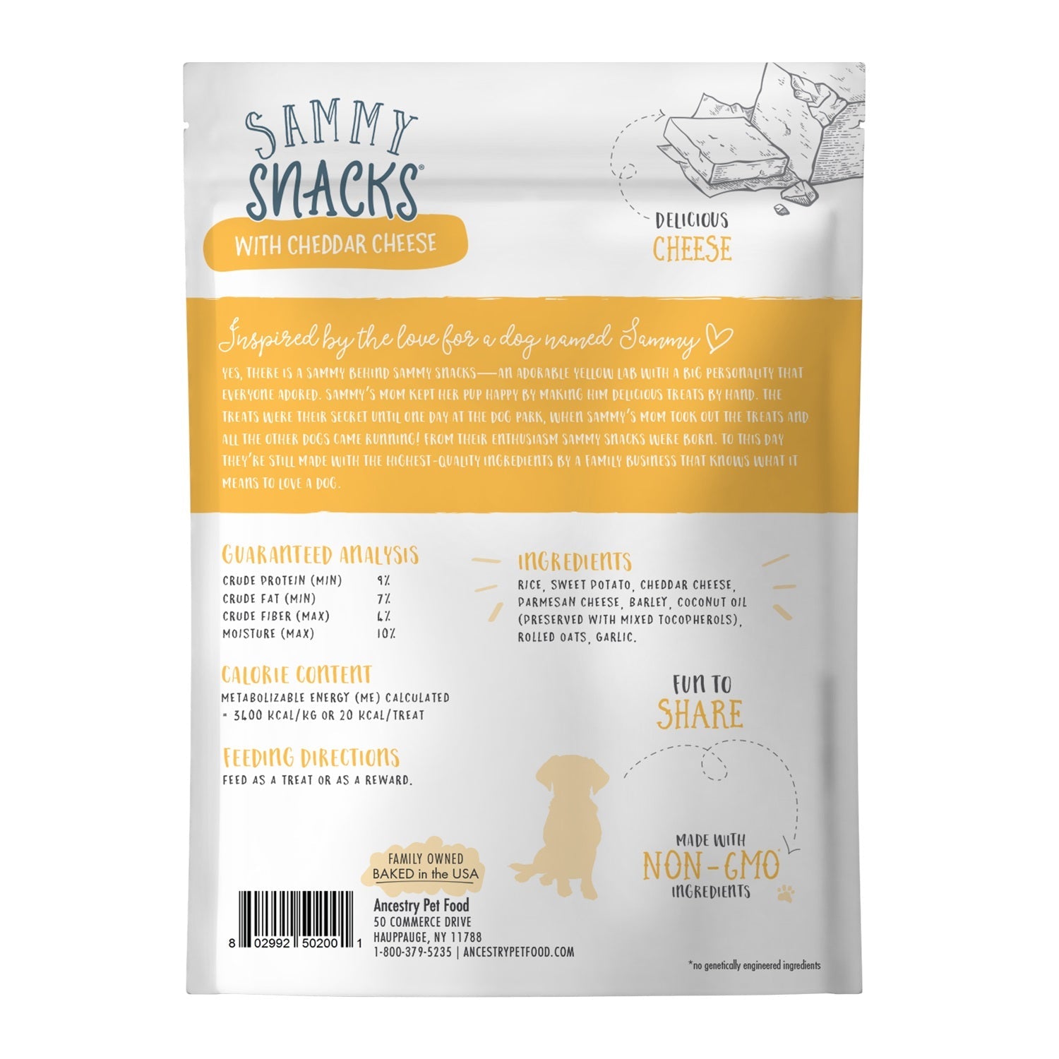 Cheddar Sammy Snacks 8oz
