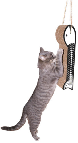 Scratch 'n Shapes Skeleton Fish, Hanging Scratcher