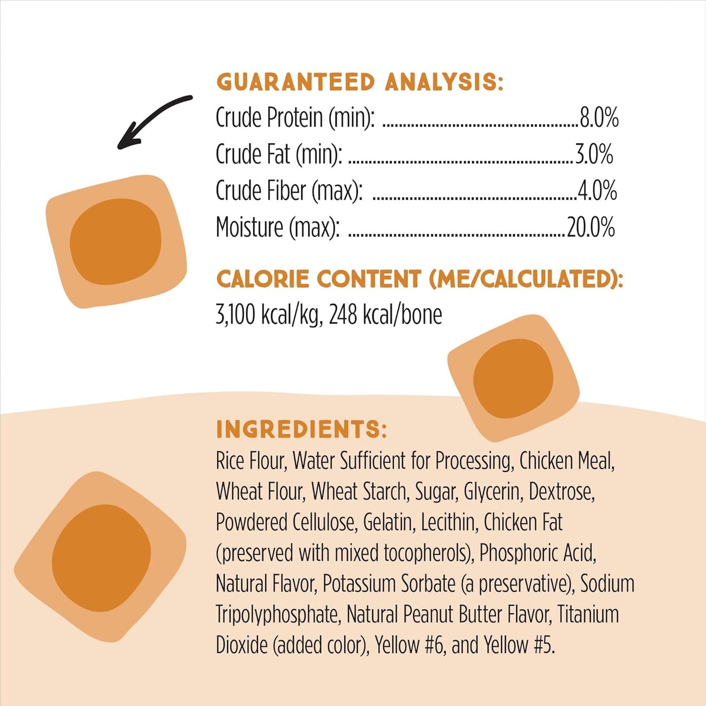 Brand	Ultra Chewy Flavor	Peanut Butter