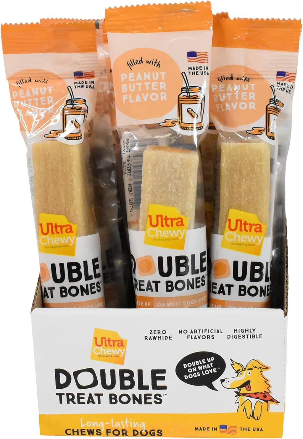 Brand	Ultra Chewy Flavor	Peanut Butter