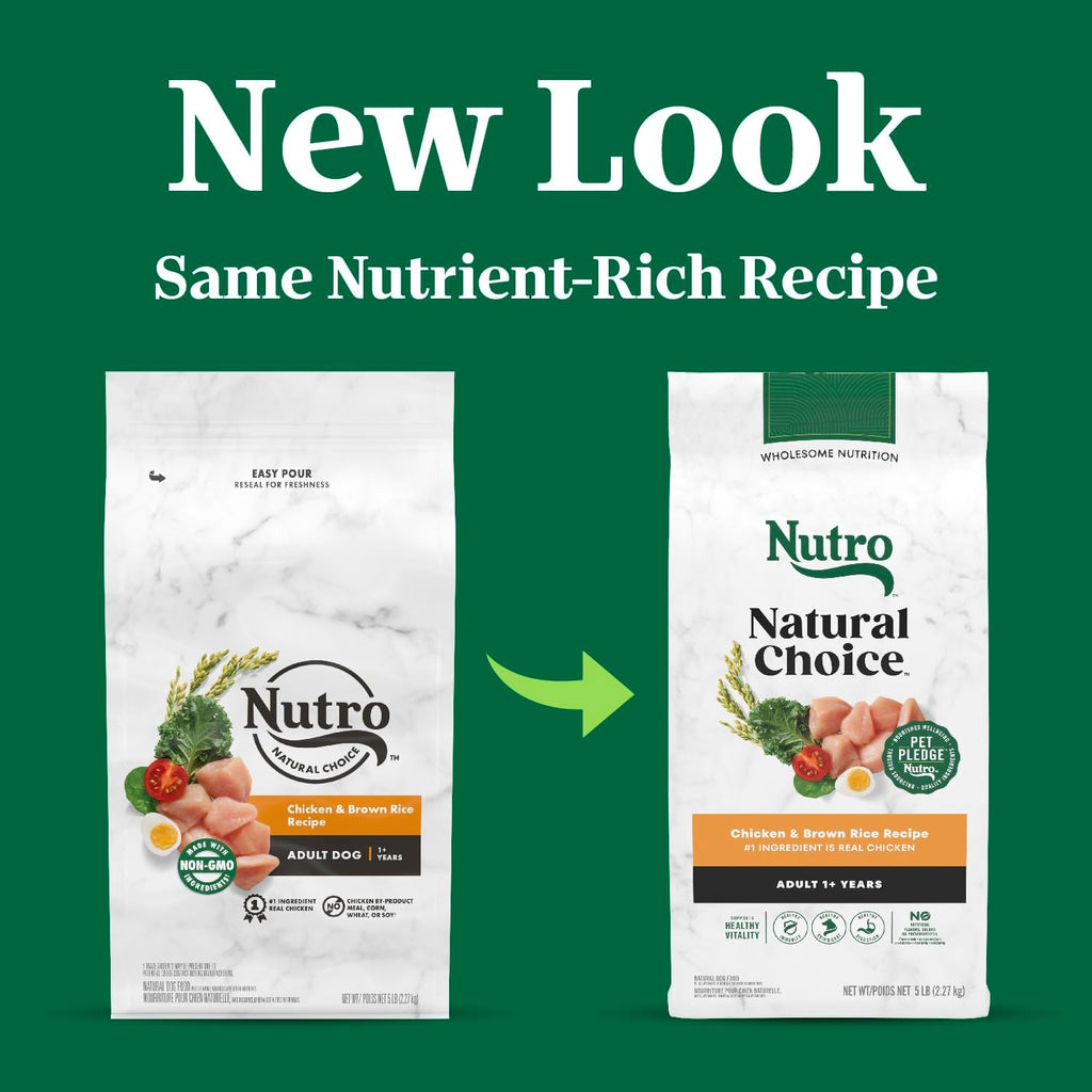 Nutro Natural Choice Chicken & Brown Rice Recipe Adult Dry Dog Food, 30 lbs.
