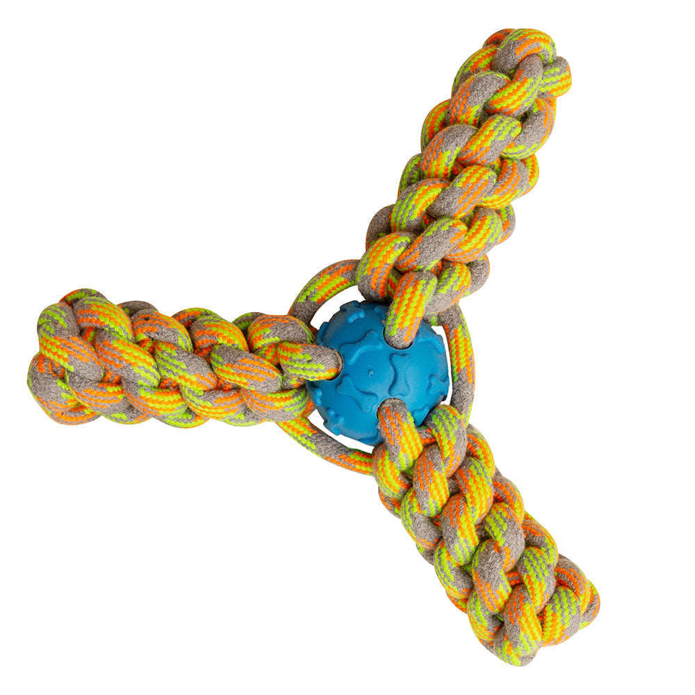 Fling N' Fun - 7" Rope Toy (Assorted Colors)