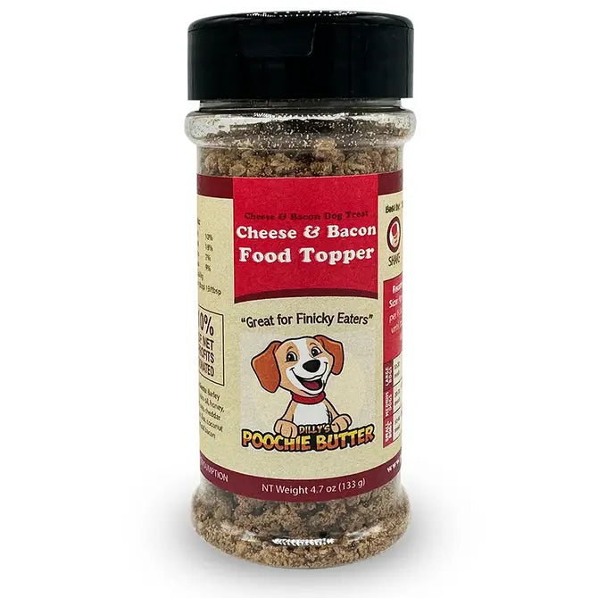 Poochie Butter  Cheese and Bacon Food Topper