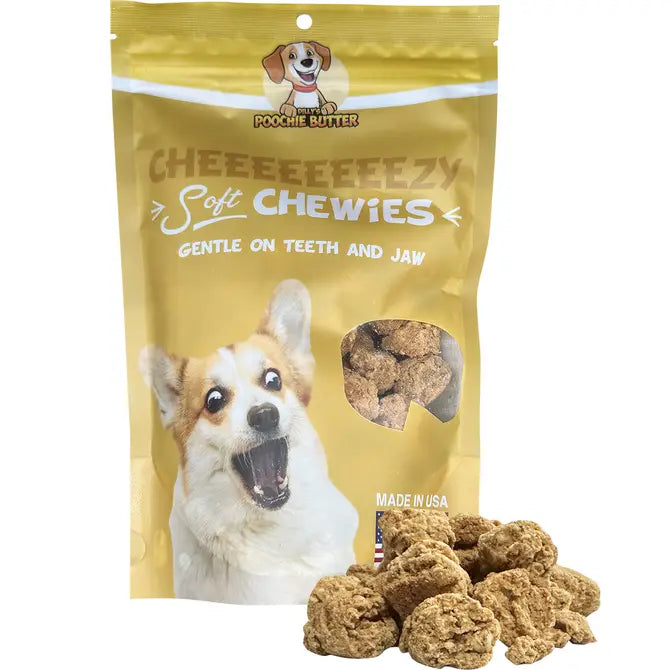 Poochie butter8oz Cheezy Soft Chewies