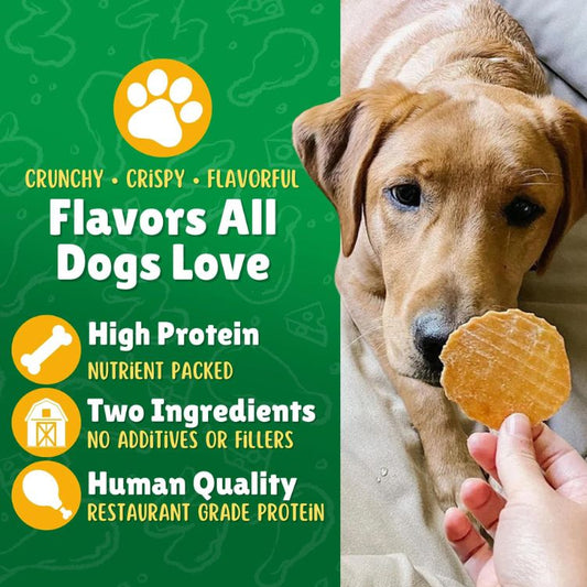 LUCKY CHIPS CHICKEN & SWEET POTATO One (1) Pound BULK